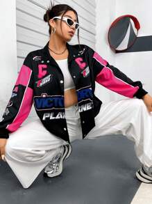 SHEIN Coolane Của phụ nữ Kích thước lớn Chức năng Áo khoác - Nhiều màu - Xem 5