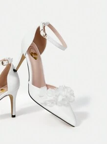 SheIn SXY 1雙高跟鞋泵 - 白色 - 查看 1