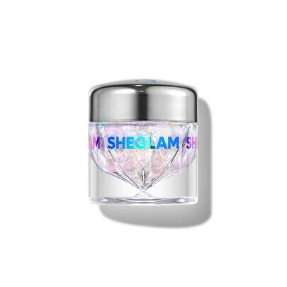 SHEGLAM Chroma Zone Multichrome Flake Gel-Cosmic Pearl 3 Colors Gradient Pink-Purple Shiny Eyeshadow Cream Multi-Tone High Shine Finish Non-Greasy Non-Fading Glitter Shimmer Eyeshadow Flake Eyeshadow Brand Beauty Makeup Face Paint Cosmetic For Women Girls Perfect For Spring Summer Ideal For Y2K Fancy Fashion Suitable For Birthday Mother'S Day Gift Rave Party Ready Best Color