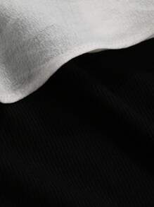 Dazy Star Women's Contrast Color Lace Off Shoulder Long Sleeve T-Shirt,Ruffle,Fall Women Clothes Cute Tops - Black - View 8