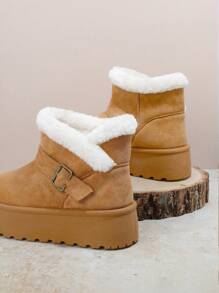 SHUZIA Women's Warm Ankle Boots And Short Boots