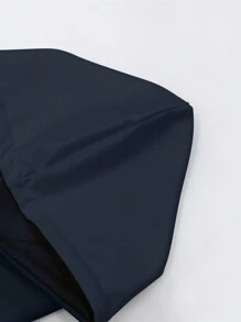 Manfinity Homme Men Plus Letter Graphic Kangaroo Pocket Drawstring Hoodie - Multicolor - View 3