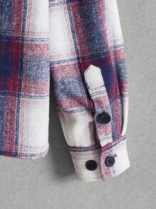 Manfinity VCAY Áo khoác nam dáng rộng, có mũ trùm đầu, vai trễ, túi có nắp và dây rút, không có áo phông, dành cho mùa thu đông - Nhiều màu - Xem 3