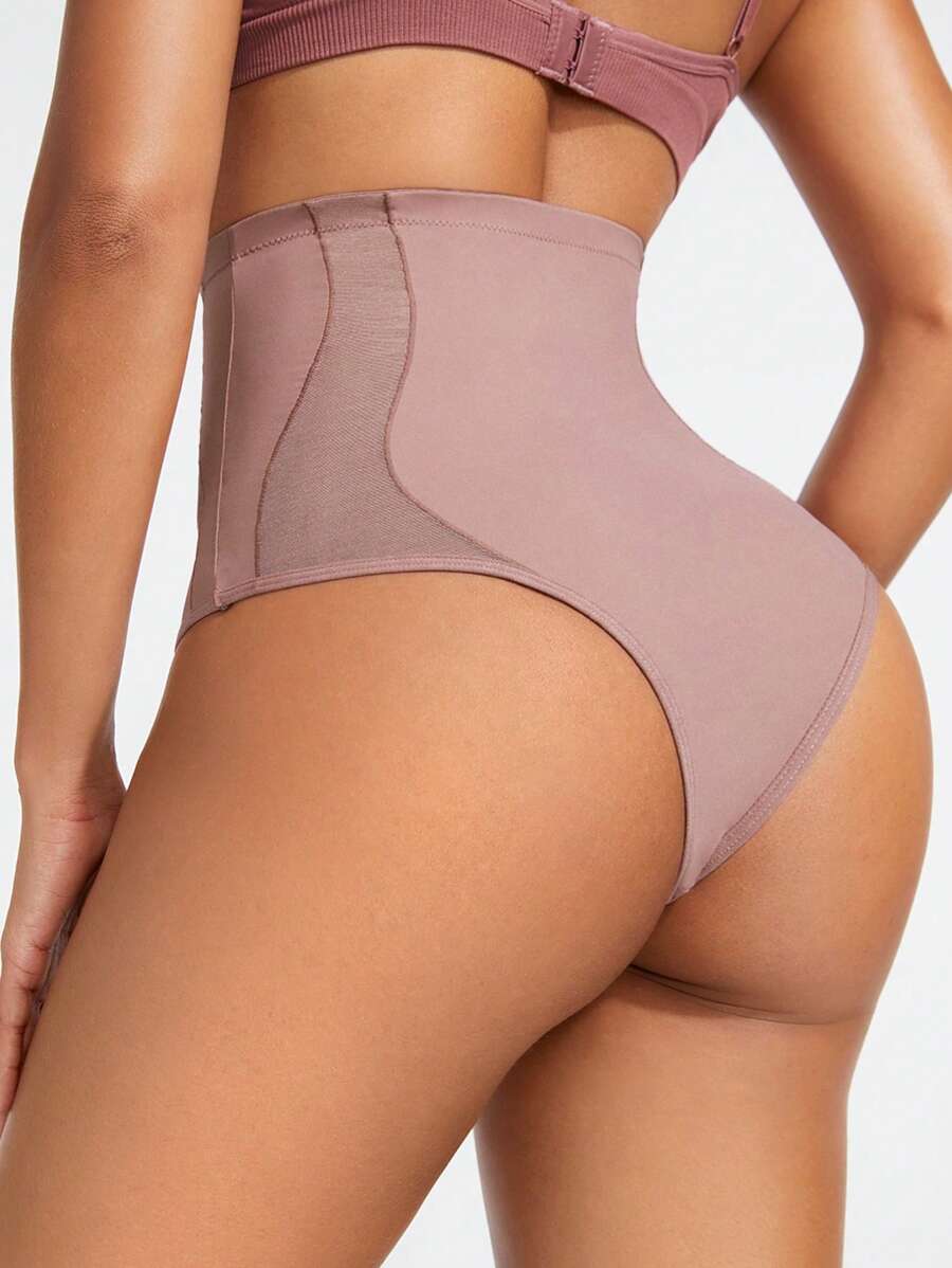 SHAPORA Ropa Interior Moldeadora Simple Para Mujer - Rosa vieja - Ver 1