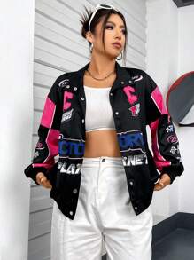 SHEIN Coolane Của phụ nữ Kích thước lớn Chức năng Áo khoác - Nhiều màu - Xem 1