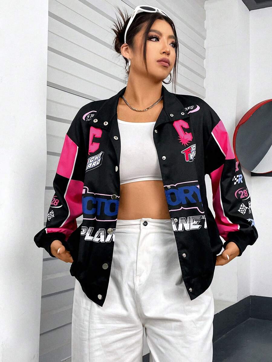 SHEIN Coolane Của phụ nữ Kích thước lớn Chức năng Áo khoác - Nhiều màu - Xem 1