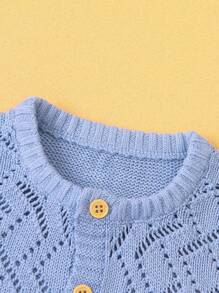 嬰兒女童針織連身衣