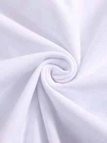 SHEIN Slayr Áo thun in họa tiết hình báo gêpa giáng sinh dành cho nữ - trắng - Xem 6