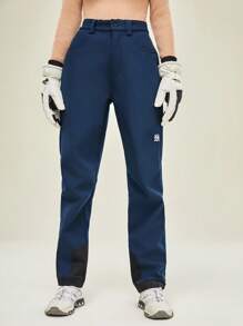 In My Nature In My Nature Pattern Printed Outdoor Trousers With Diagonal Pockets