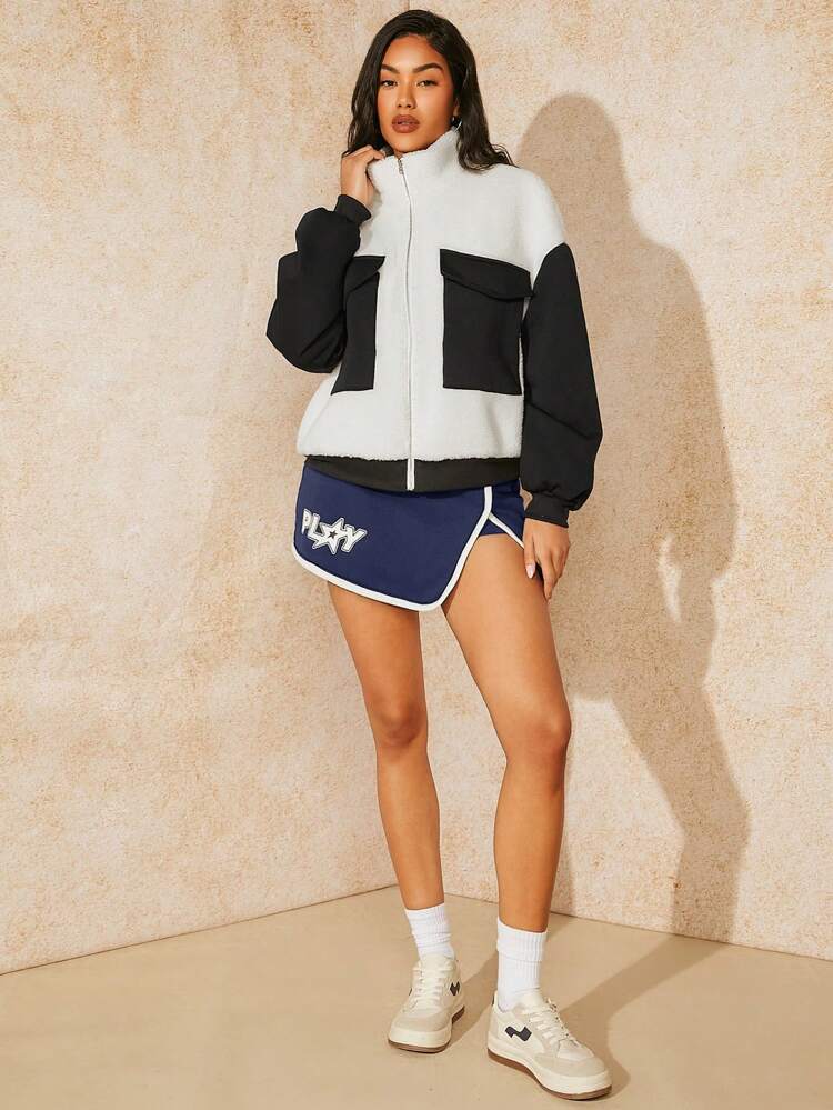 Sports Tennis Basic Outdoors With JACKET Plush Jacketoversized Jacketromwe Jacket