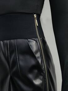 Anewsta Pantalones Cortos Para Mujer - Negro - Ver 4