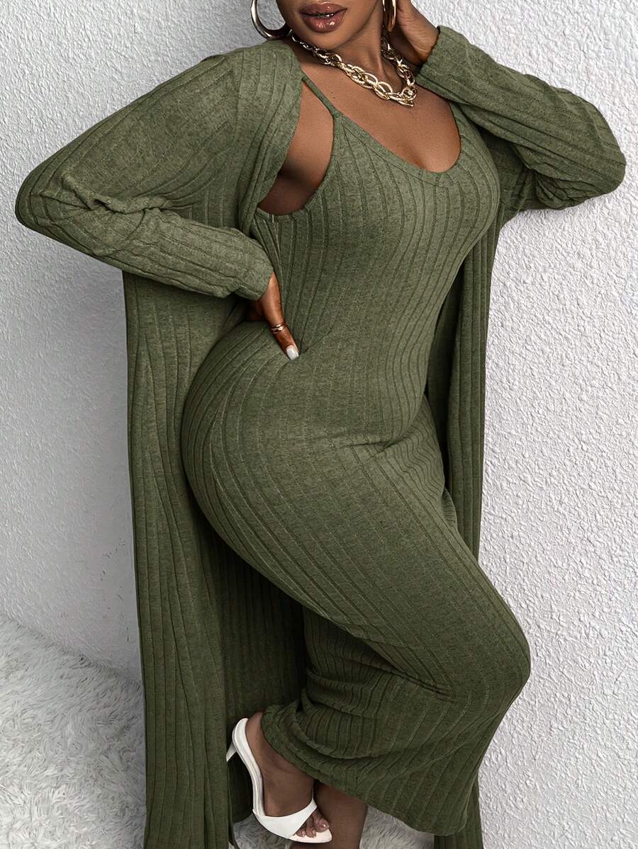 Slaydiva Của phụ nữ Màu thuần , Thiết kế đơn giản - xanh quân đội - Xem 1