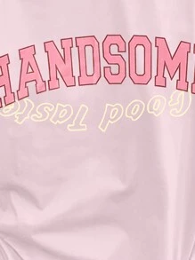 Manfinity Homme 男士字母圖案T恤