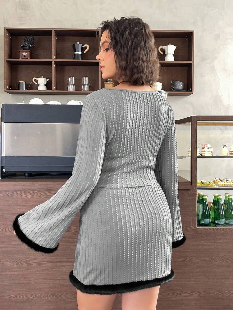 Plus Size Cute Design 2-piece Set