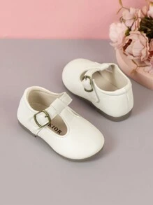 Infant Soft Sole Simple Fashion Versatile Flat Shoes, White, For Baby Girls & Boys - White - View 4