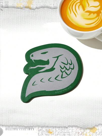 Harry Potter | ROMWE 1pc Green Creative Cup Mat/coaster