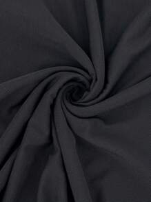 SHEIN Unity Của phụ nữ Không tay Không lưng Đầm - màu đen - Xem 6