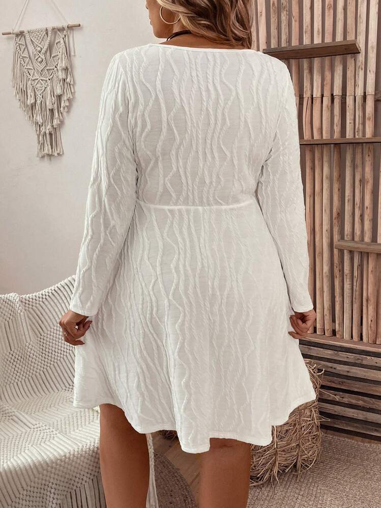 shein white dress long sleeve SHEIN SXY Casual Comfortable Hooded Long Sleeve White Dress, Autumn/Winter