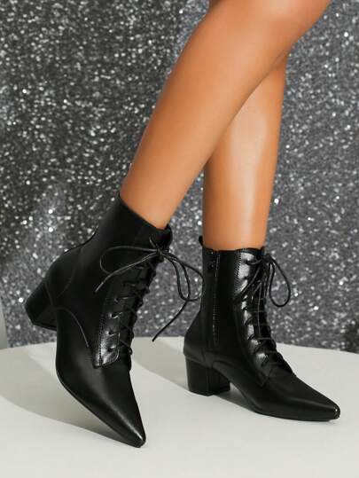 CUCCOO BIZCHIC Botas de mujer de moda para vacaciones de verano, rebajas de verano, zapatos elegantes básicos, negocios informales, empresariales elegantes, navidad, bruja, vampiro, otoño, año nuevo, vacaciones