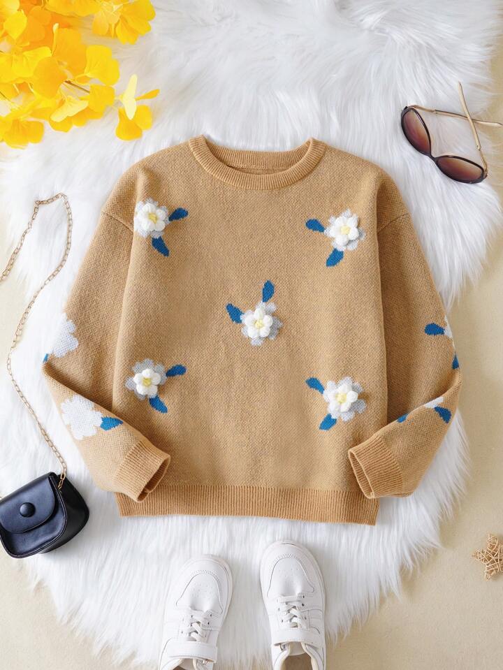 flower sweater zara