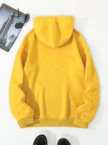 Manfinity Dauomo Men's Printed Slogan Hoodie