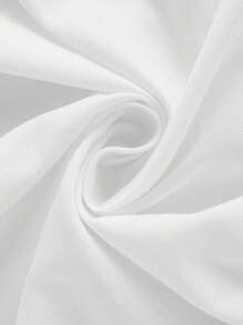 SHEIN EZwear 白色編織女襯衫