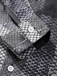 Manfinity Homme Men's Contrast Color Dress Shirt - Multicolor - View 3