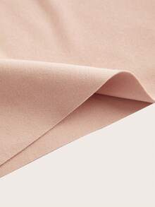 Women's Solid Color Basic Warm Vest Top For Layering - Apricot - View 4