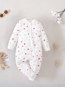 Fashionable Baby Girls' Long Sleeve Long Pants Jumpsuit