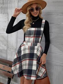 SHEIN Frenchy Của phụ nữ Thanh lịch Vintage Váy không tay - Nhiều màu - Xem 4