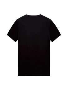 Men's Rhinestone Skull Print Round Neck Short Sleeve T-Shirt