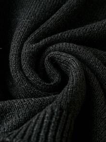 SHEIN LUNE Của phụ nữ Kích thước lớn Cổ cao Màu sắc va chạm Áo len Áo chui đầu - Nhiều màu - Xem 3