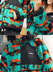 In My Nature 女戶外抓絨連帽衫 - 彩色 - 查看 6