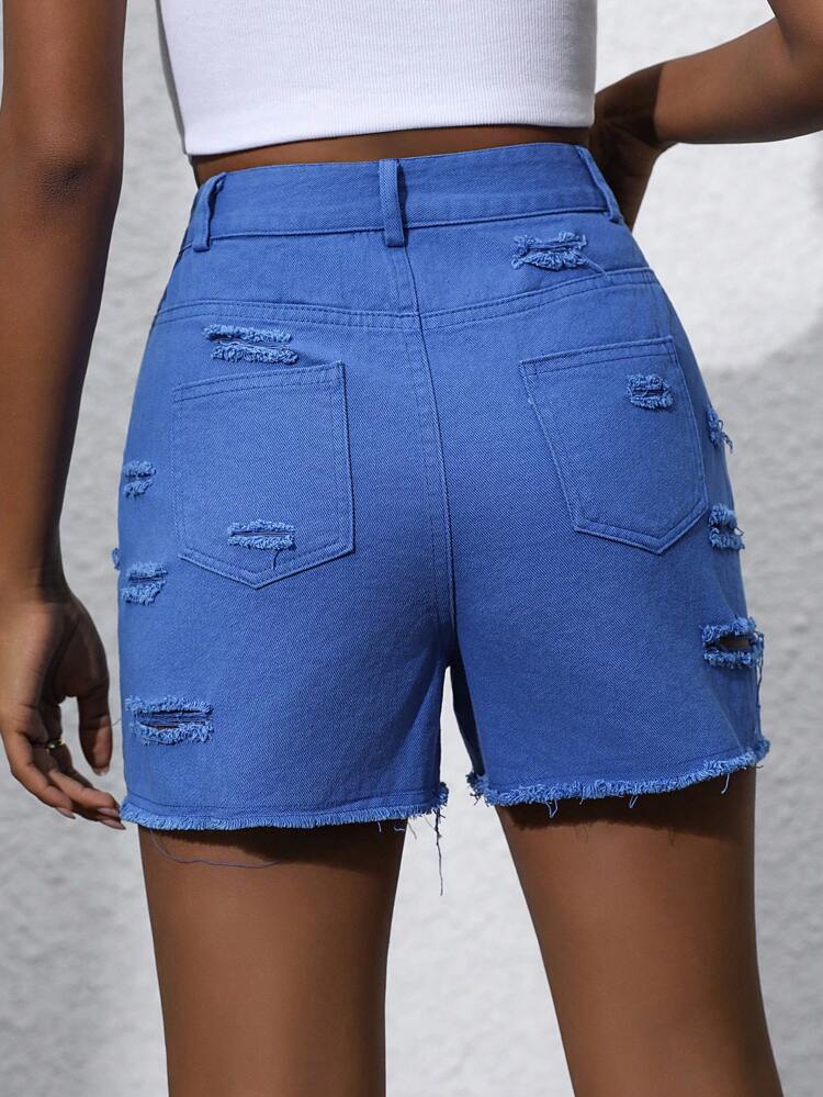 Ladies' Distressed Shorts