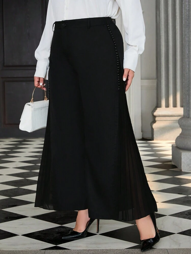 Elegant Plus Size Women's Pants