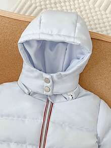 嬰兒男孩帽裝加厚連體衣