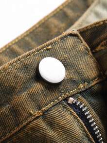 少年(男)牛仔褲 - 銅色 - 查看 4