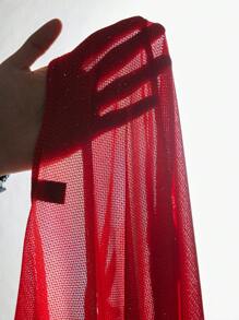 Slaydiva Váy bó sát lưới đỏ gợi cảm ngày lễ tình nhân của Slayr dành cho nữ - Đỏ - Xem 6