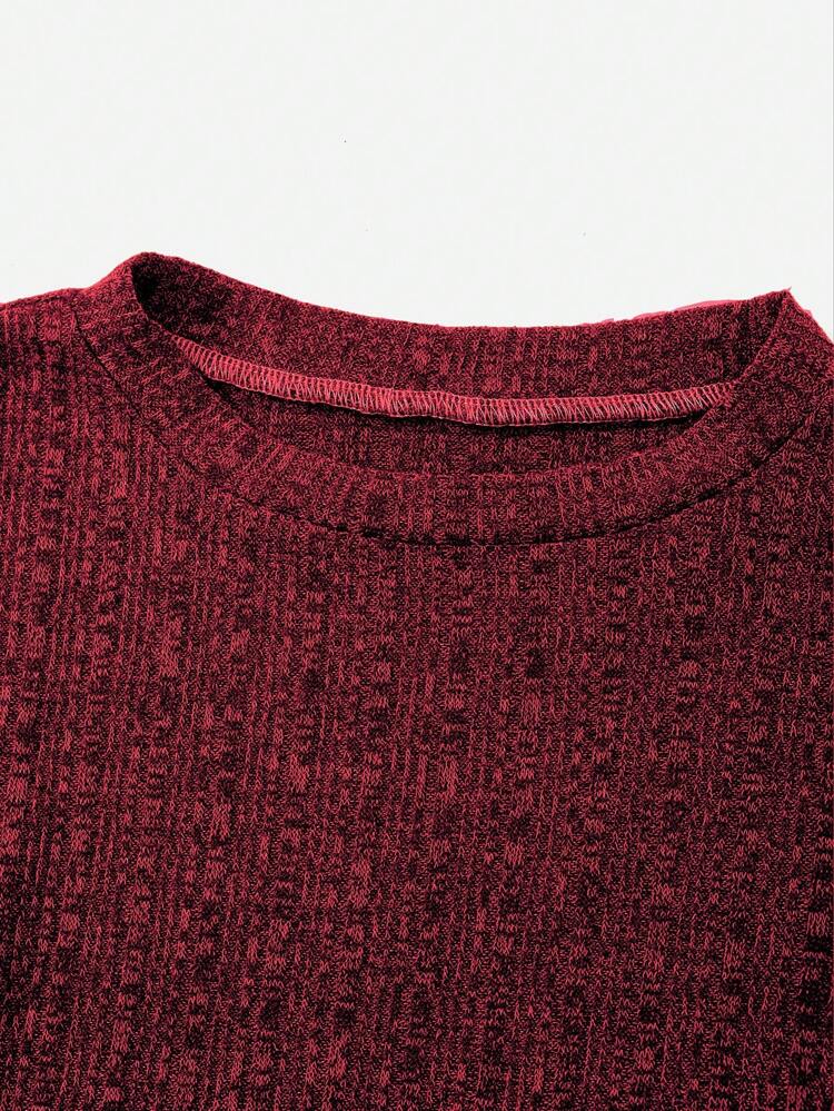 Women'S T-Shirt & Grid Pattern Skirt 2pcs/Set