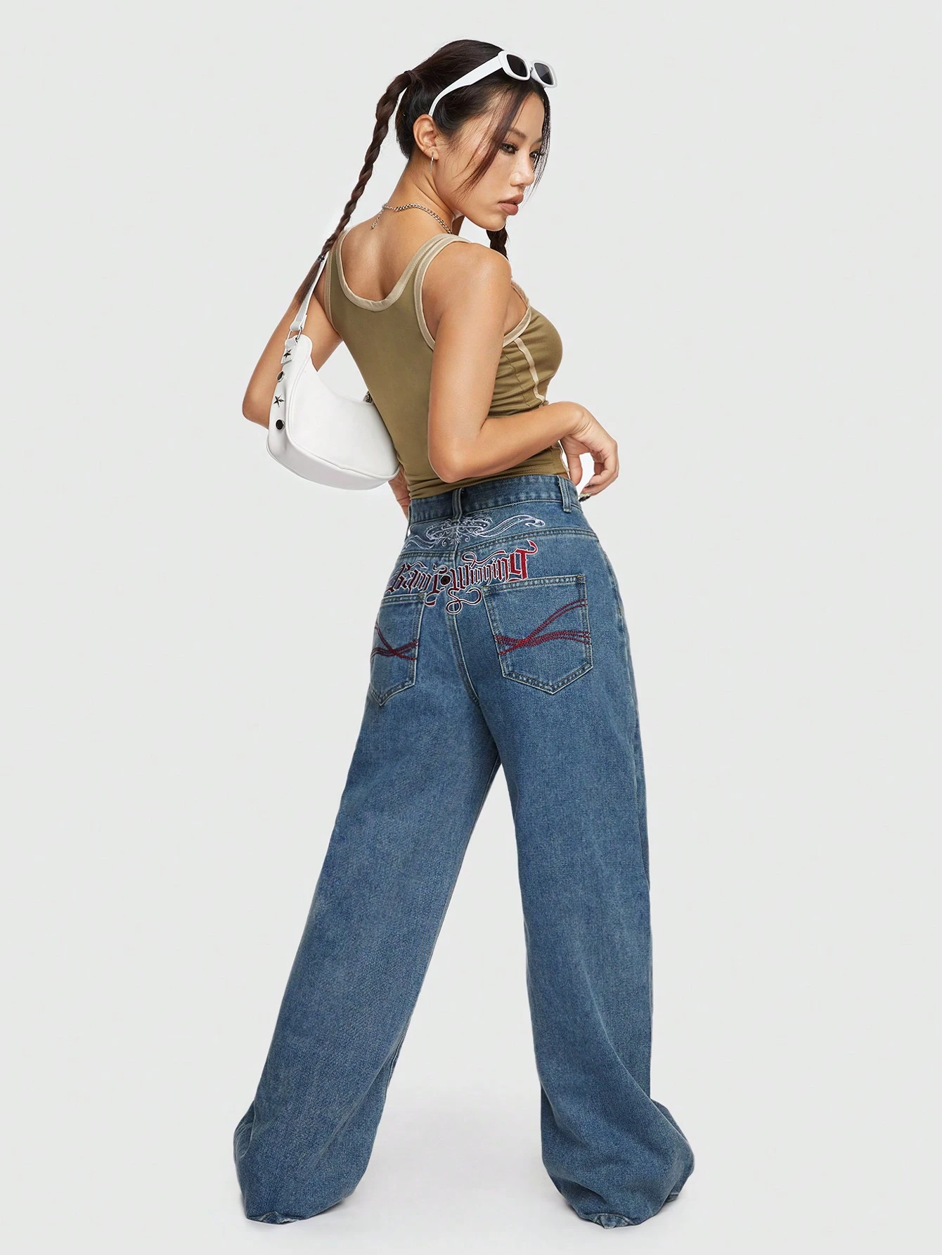 Our Street Life Women Street Casual Straight Solid Color