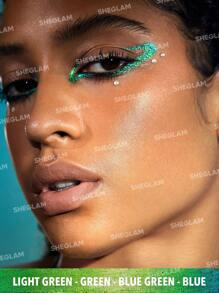 SHEGLAM Delineador En Gel Multicolor Chroma Zone-On A Trip, 3 Colores, Brillante, Ultra Pigmentado, Acabado Muy Brillante, Resistente Al Agua Y Al Sudor, No Se Mancha, Delineador Suave Multiusos Verde, Para Fiestas NavideñAs Y GraduacióN CumpleañOs Vacaciones Verano OtoñO Y2K Elegante Moda Mujeres NiñAs Maquillaje CosméTico Belleza Fiesta Playa Viaje Camping Aire Libre Escuela Campus ExcursióN Festivales DecoracióN Regalo Presente Rosa Chica Cosplay Mejor Color Encanto Vibra