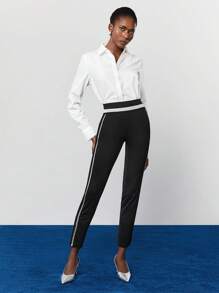 BizChic Women's Contrast Color Leggings