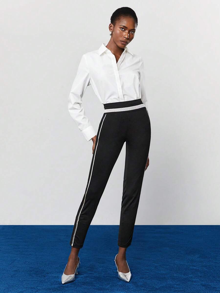 BizChic Women's Contrast Color Leggings