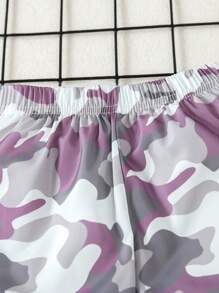 Baby Boys' Camo Letter Print Jacket And Pants Set - Green - View 7