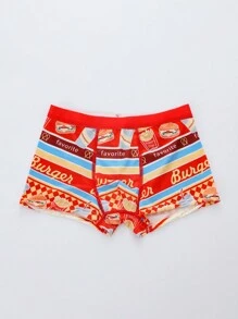 3 Piezas/set Ropa Interior De Dibujos Animados Para Niños Preadolescentes - Multicolor - Ver 4