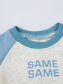 Fall Casual Suit For Kids, Boys & Girls - Blue - View 8