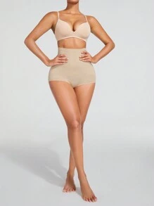 SHAPORA 高腰三角收腹內褲 - 淺灰色 - 查看 5
