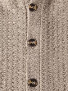 Manfinity RelaxMax Camiseta con capucha de manga larga lisa con cordón, en tejido de guata, informal, para primavera/otoño, vacaciones, para esposo y padre