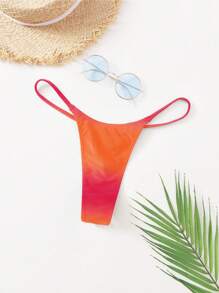 Swim Vcay Summer Beach Ladies' Gradient Swimwear Bottom - Multicolor - View 4