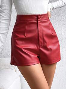 Firerie Women's Pu Shorts